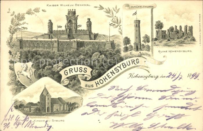 Hohensyburg Kirche zu Syburg u.Vincke-Thurm