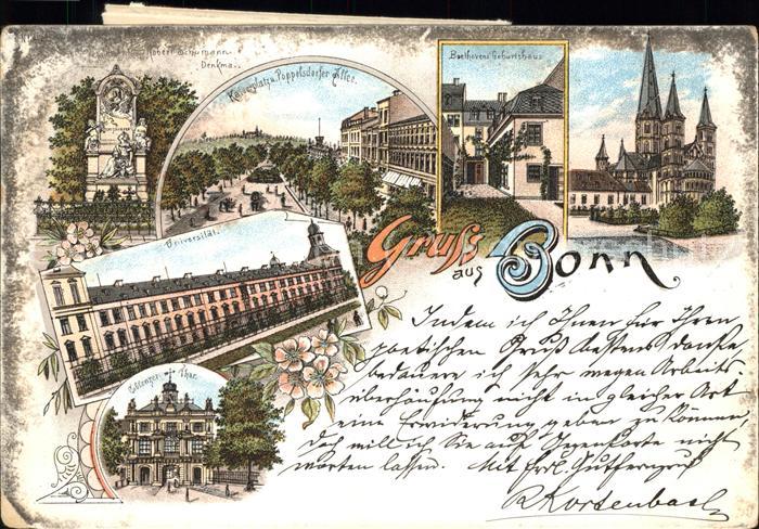 Bonn Rhein Universität u.Coblenzer Thor