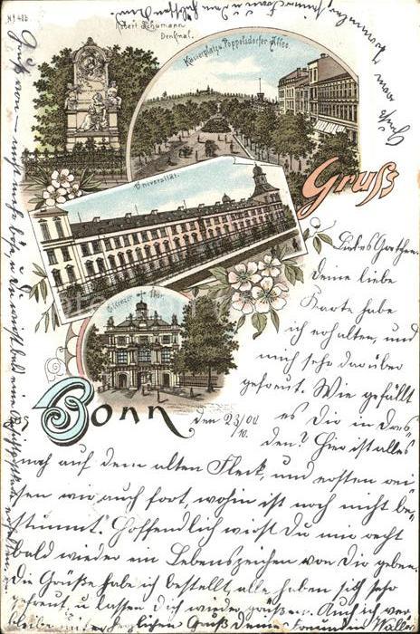 Bonn Rhein Universität u.Coblenzer Thor