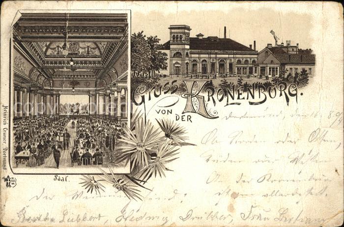 Kronenburg Dahlem Saal (Vorlaeufer 1894)