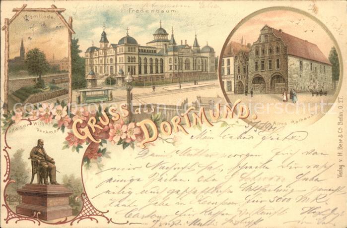 Dortmund Altes Rathaus u.Fredenbaum