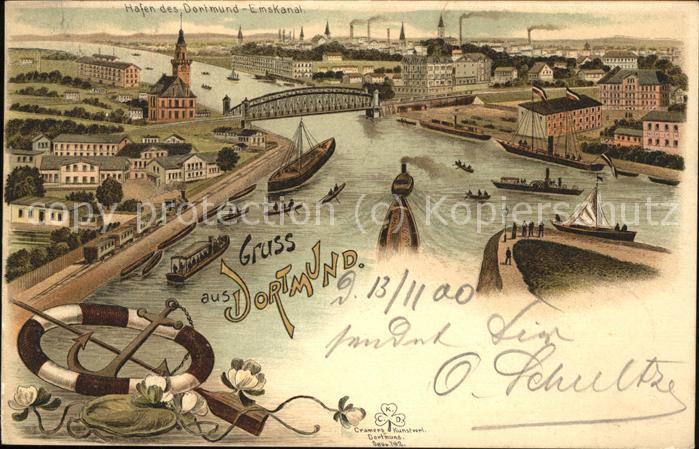 Dortmund Hafen des Dortmund-Emskanal