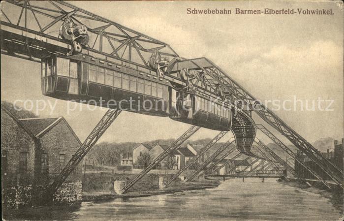Barmen Wuppertal Schwebebahn Barmen_Elberfeld_Vohwinkel