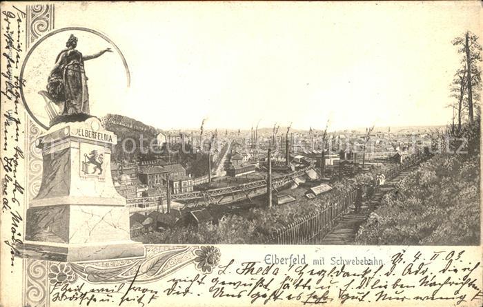 Elberfeld Wuppertal Schwebebahn Statue