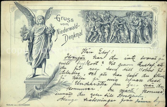 Ruedesheim Rhein Niederwald Denkmal