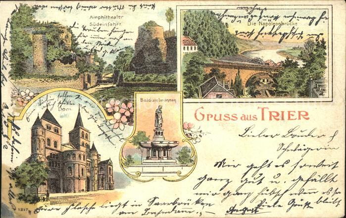 Trier Amphitheater Napoleonbrücke Dom Balduin