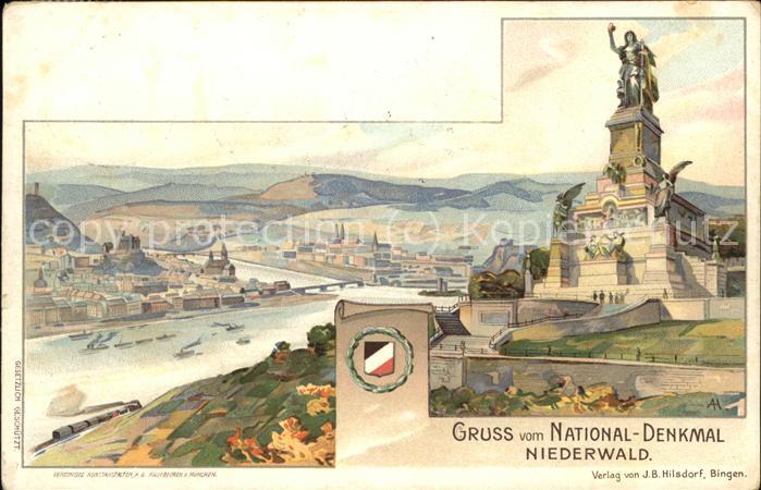 Ruedesheim Rhein Nationaldenkmal Niederwald