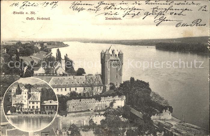 Eltville Rhein Östl Stadtteil Amtsturm