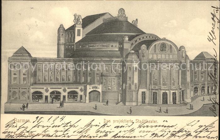 Barmen Wuppertal Projektiertes Stadttheater