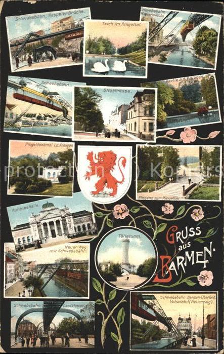 Barmen Wuppertal Schwebebahn Haspeler Brücke Wapserbrück