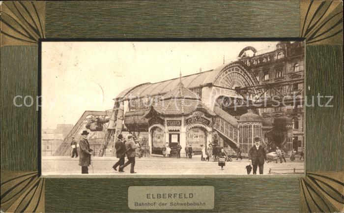 Elberfeld Wuppertal Bahnhof der Schwebebahn