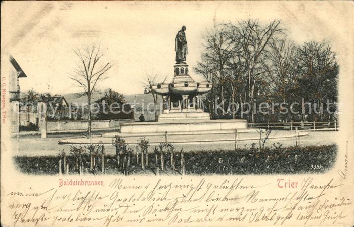 TRIER  CITY Balduinbrunnen