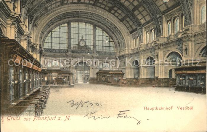 Frankfurt Main Hauptbahnhof Vestibül