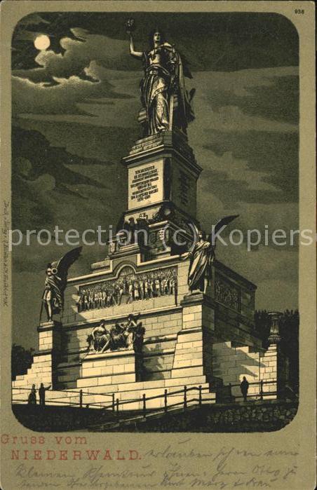 Ruedesheim Rhein Nationaldenkmal Niederwald