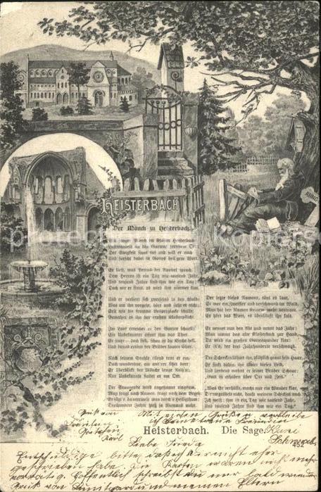 Heisterbach Kirche Burgruine Mönch Brunnen