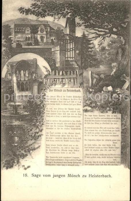 Heisterbach Kirche Burgruine Mönch Brunnen