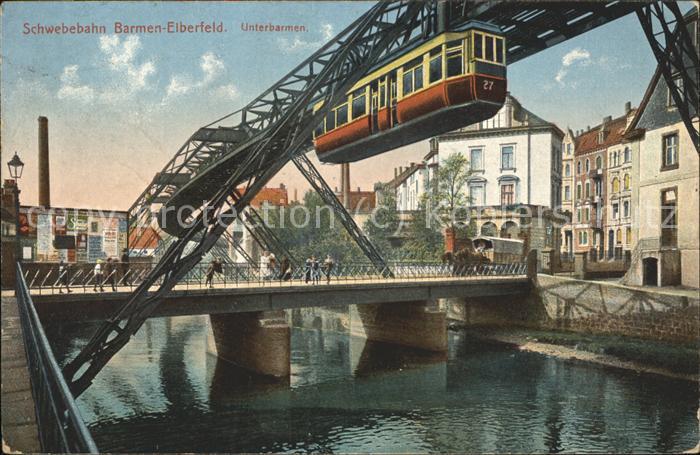 Elberfeld Wuppertal Schwebebahn Unterbarmen