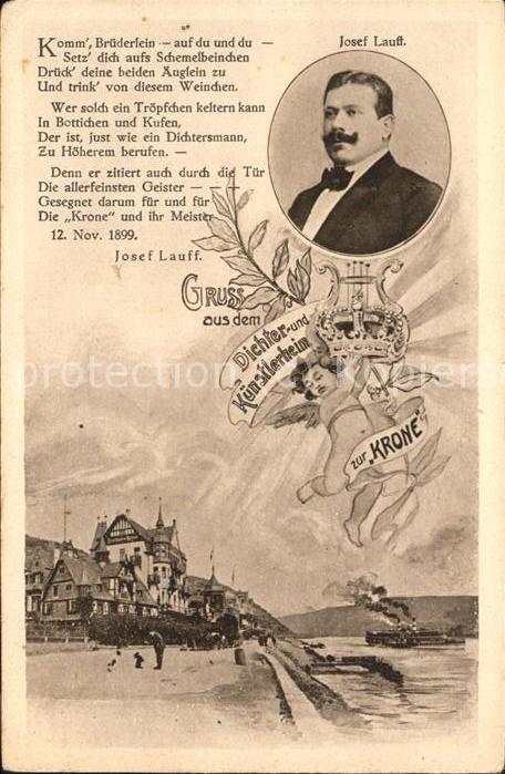 Cochem Mosel Dichter und Künstlerheim zur Krone Port