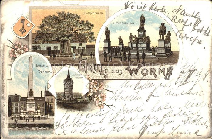 Worms Lutherbaum Lutherdenkmal Ludwigsdenkmal