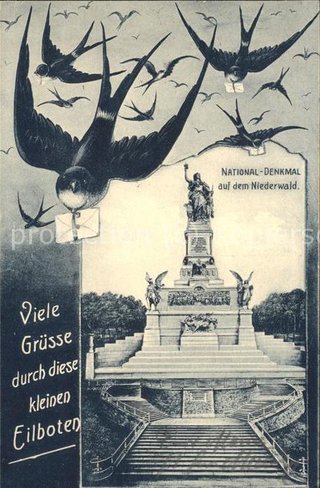 Ruedesheim Rhein Niederwald Nationaldenkmal