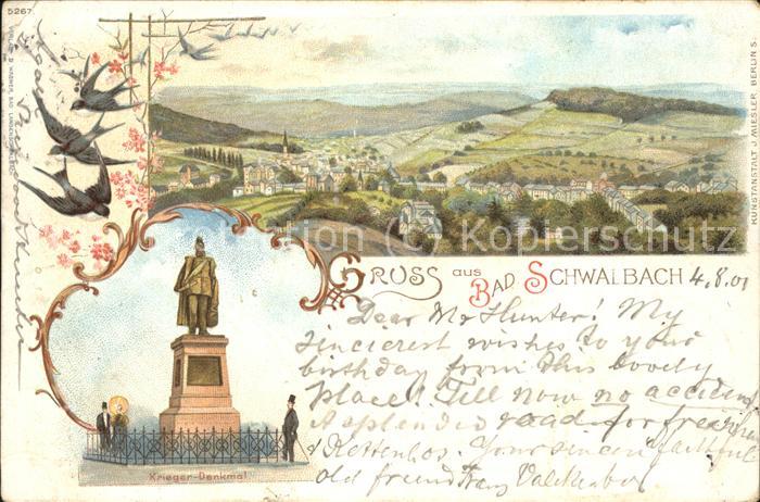 Bad Schwalbach Panorama Kriegerdenkmal