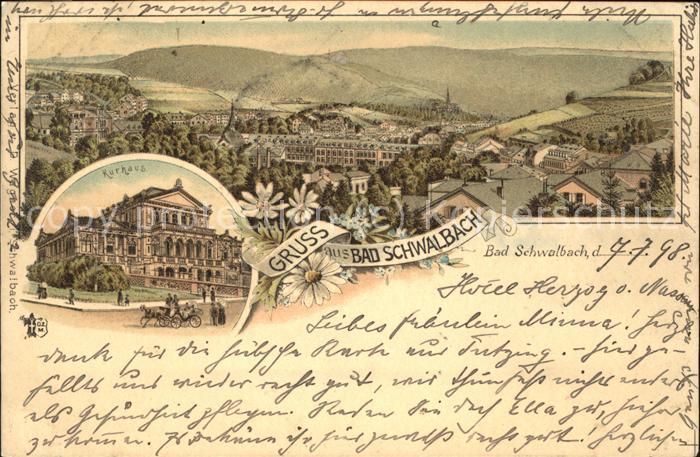 Bad Schwalbach Panorama Kurhaus