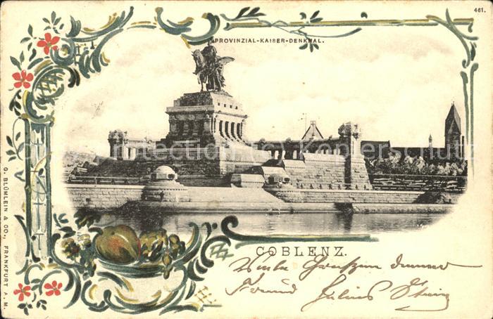 Coblenz Koblenz Provinzial Kaiser Denkmal