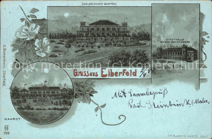 Elberfeld Wuppertal Zool Garten Stadthalle Haardt