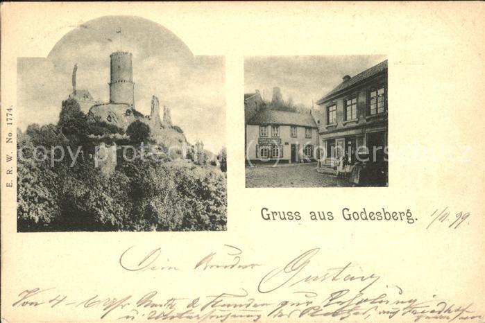 Bad Godesberg Ruine Dorfpartie