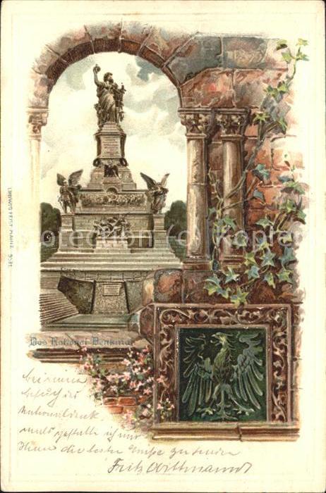 Ruedesheim Rhein Nationaldenkmal Niederwald