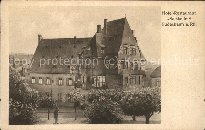 Ruedesheim Rhein Hotel Restaurant Rathskeller