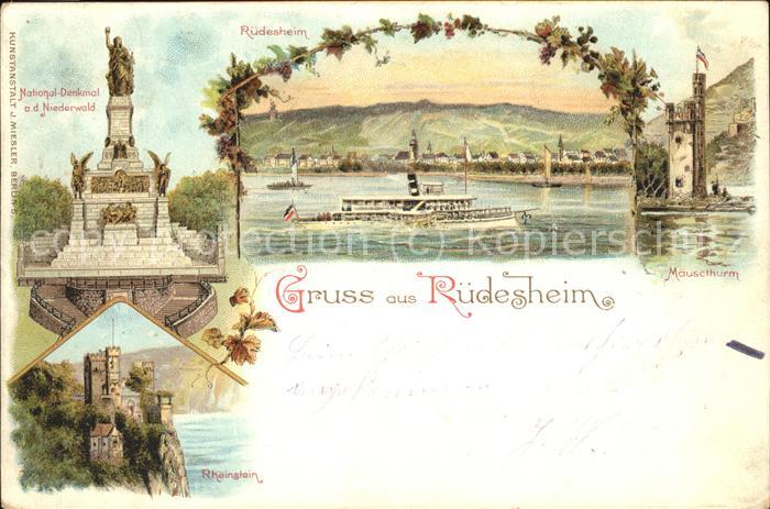 Ruedesheim Rhein Nationaldenkmal Niederwald