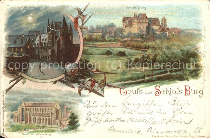 Burg Wupper Schloss Hofansicht Dom zu Altenberg