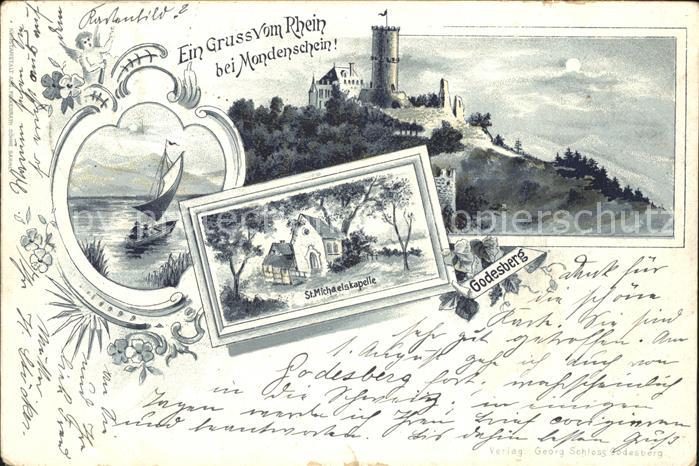 Bad Godesberg Godesburg Rheinpartie St Michaelskapell