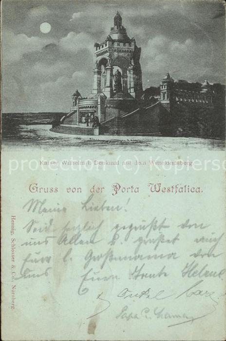 Porta Westfalica Kaiser Wilhelm Denkmal Wittekindsberg