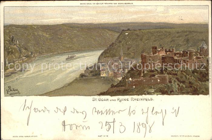 St Goar mit Ruine Rheinfels
