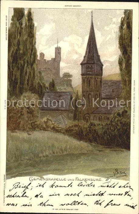 Trechtingshausen Clemenskapelle und Falkenburg