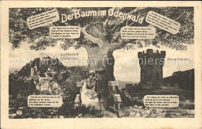 Lindenfels Odenwald Lindenbaum Lindenfels Bismarckwarte
