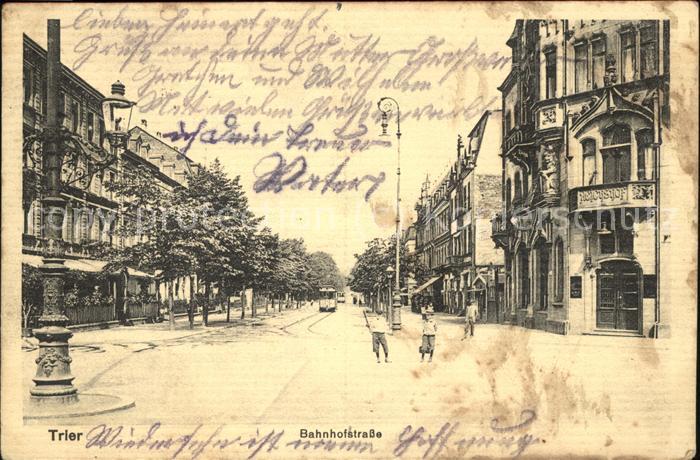 TRIER  CITY Bahnhofstrasse Feldpost