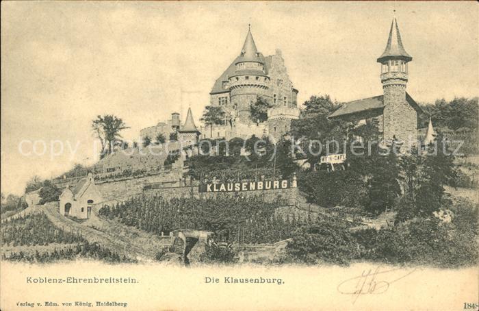 Koblenz Rhein Ehrenbreitstein Klausenburg