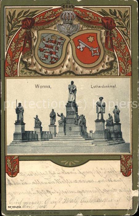 Worms Lutherdenkmal Wappen