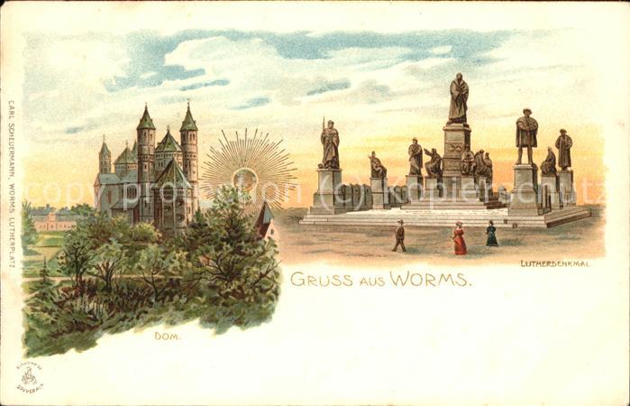 Worms Dom Lutherdenkmal