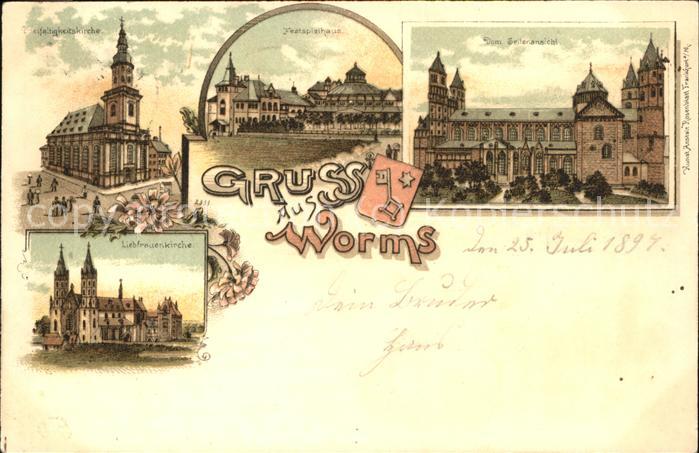 Worms Dreifaltigkeitskirche Festspielhaus Dom