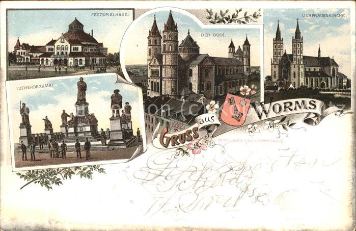 Worms Lutherdenkmal Dom Festspielhaus Liebfra