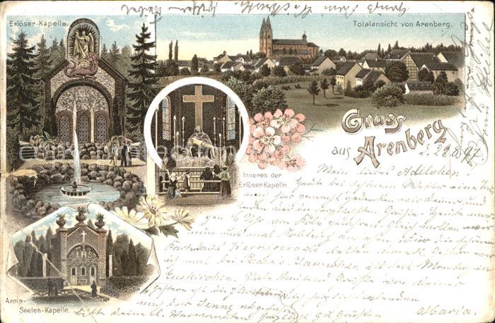 Arenberg Koblenz Erlöserkapelle Totalansicht Arme Seelen