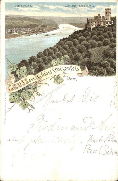 Oberlahnstein Schloss Stolzenfels