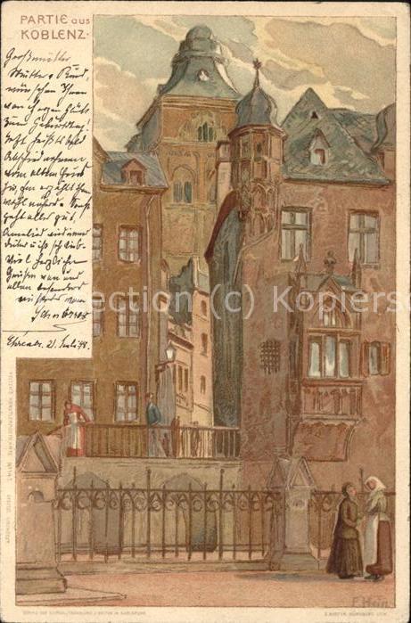 Koblenz Rhein Stadtpartie