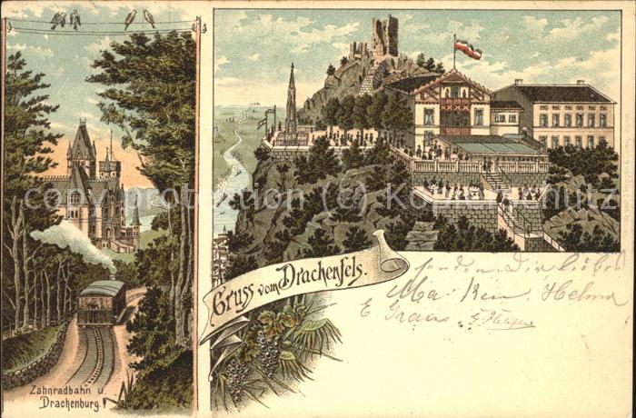 Koenigswinter Zahnradbahn Drachenburg Drachenfels Res