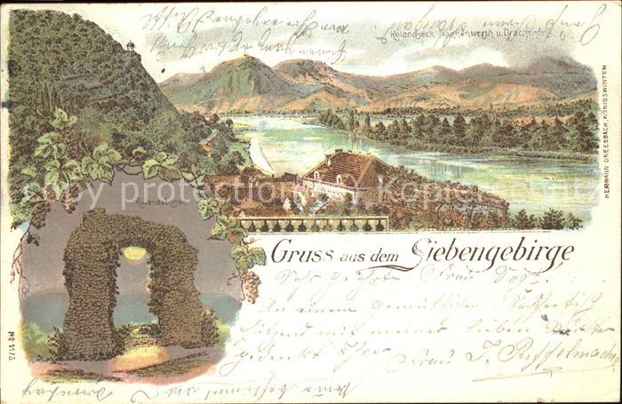 Rolandseck Rolandsbogen Rheinpanorama