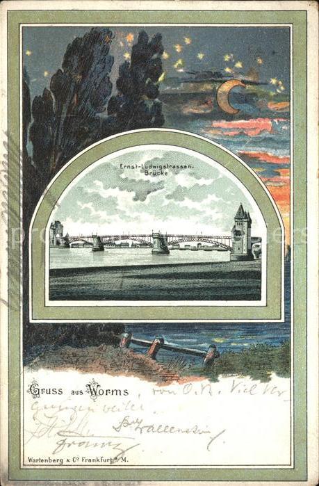 Worms Ernst Ludwigsstrassen Brücke